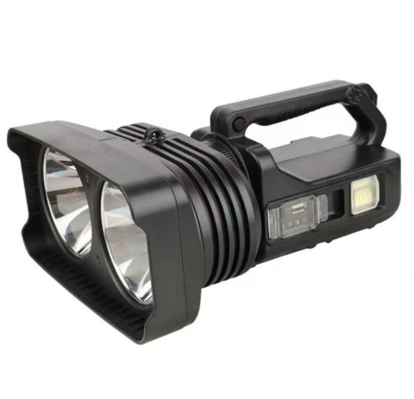 Double Light Multifunctional  Outdoor Rechargeable Powerful  Led Searchlight With Power Bank