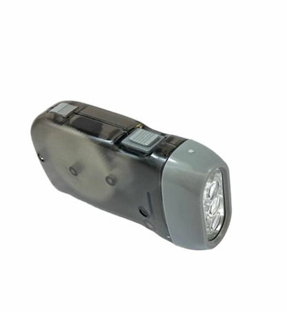 Hand Pressing Power Flashlight With 3 LED