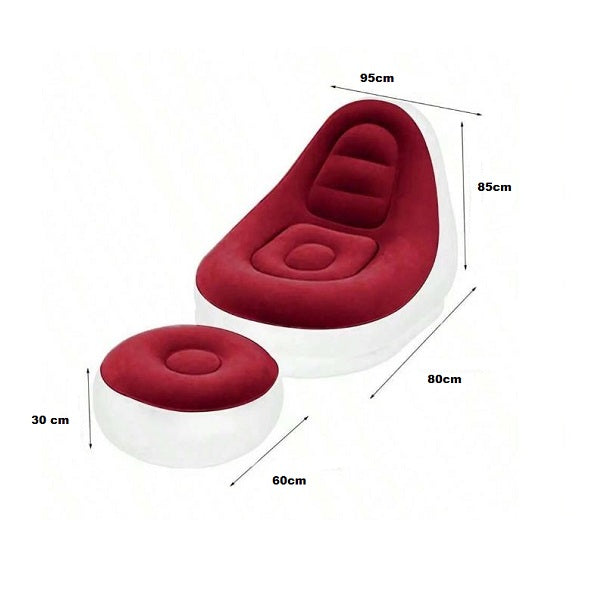 Jiageng JG20375247 JG-396 Inflatable Lazy Sofa 95cm x 85 x 80