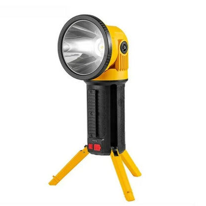 Multi-Function Flashlight Portable  LED Searchlight COB Handhold  Lamp Support Mobile Phone  Charging