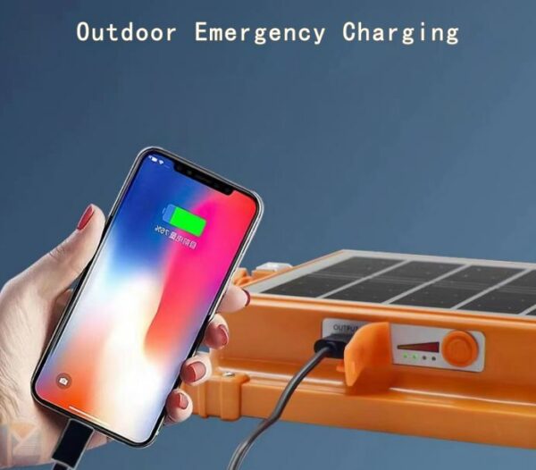 Aerbes Solar Powered  Multifunctional LED Light Doubles  As Power Bank