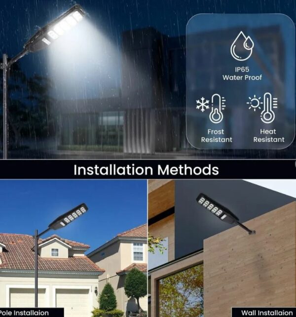 Aerbes AB-99300 LED Solar Powered Street Light 300W With Remote Control