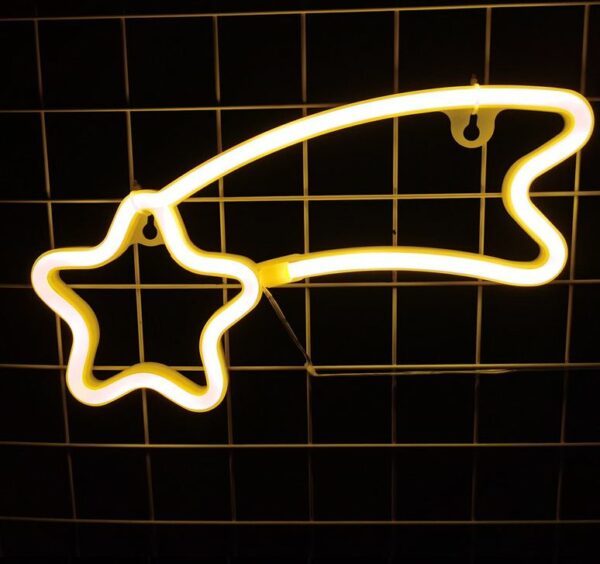 FA-A67 Shooting Star Neon Sign USB And Battery Operated