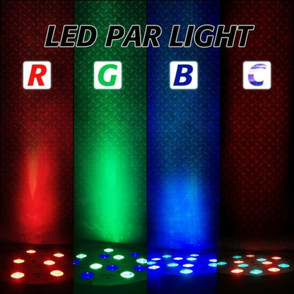 FA-18 RGB DMX 512 Stage Light Flat Par Lighting Effect 18LED