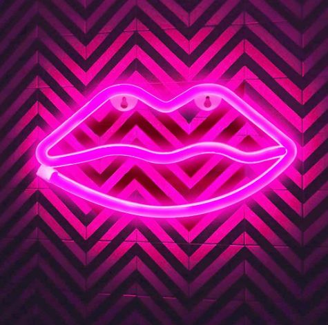 FA-A16 Lips Shaped Neon Sign Lamp USB And Battery Operated