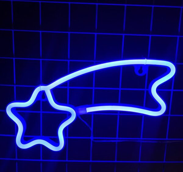 FA-A67 Shooting Star Neon Sign USB And Battery Operated