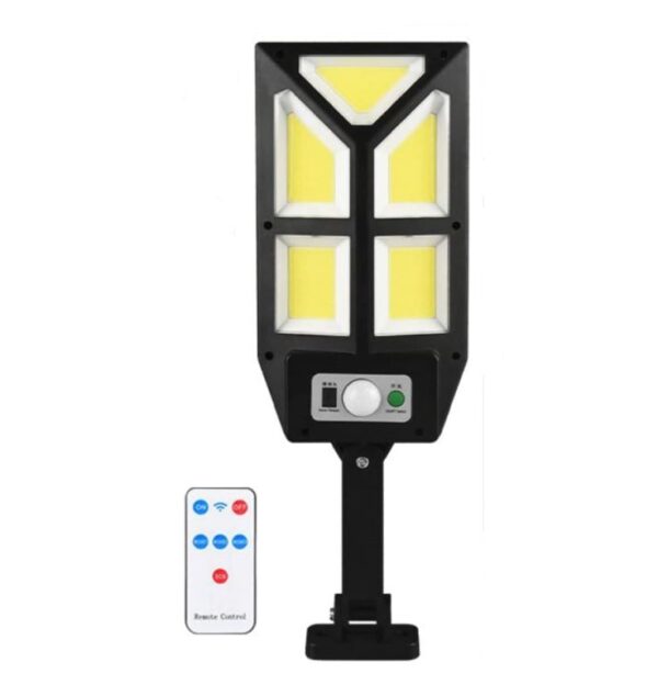 FA-1912B Solar Powered COB Street Lamp With Remote Control