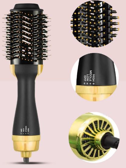 Aerbes Hot Hair Comb Ceramic  Coating Protection 3 Modes  1200W