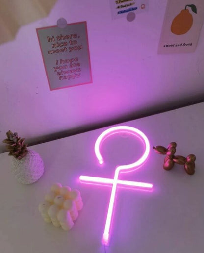 FA-A71 Female Symbol Neon Sign Lamp USB And Battery Operated