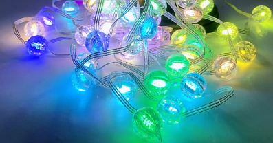 SE-Q05 Led RGB Bubble Decorative String With App And Remote Control 10M