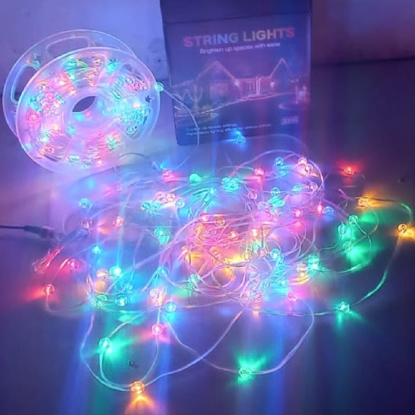 ZYF-171 50M RGB Clear Balls 2835LED String Lights 220V