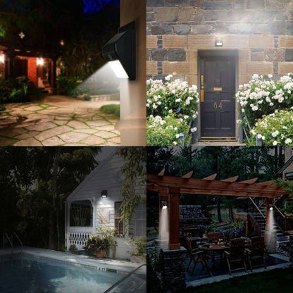 20 LED Solar Powered PIR Motion Sensor Security Wall Garden Light Lamp Outdoor