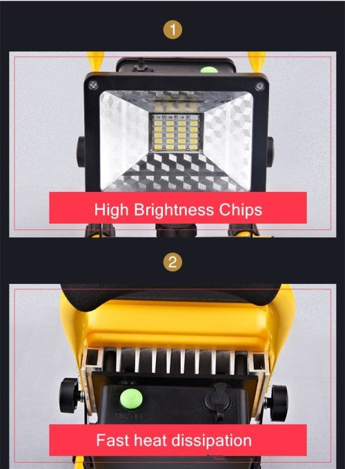 Rechargeable LED Floodlight LED Outdoor Light 30W