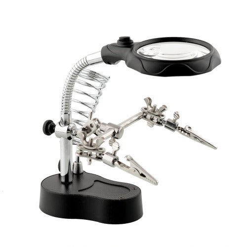 Magnifying Glass LED Light With Soldering Stand