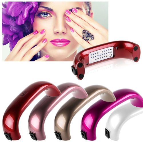 Hot 9W Mini LED CCFL Nail Dryer Curing Lamp Machine UV Gel Nail Polish Portable