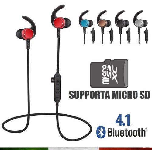 Auricolari Cuffie wireless sport Bluetooth 4.2 stereo Microfono Per Smartphone