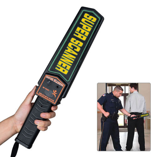 Portable Hand-held Metal Detector Super Scanner Security Wand Highly Sensitive