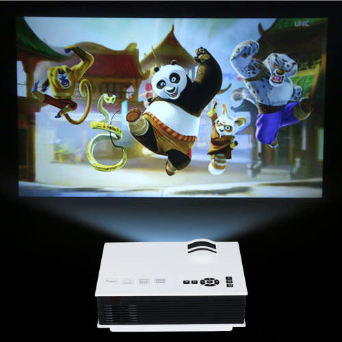 Mini Portable LED Projector Home Theater Beamer Multimedia