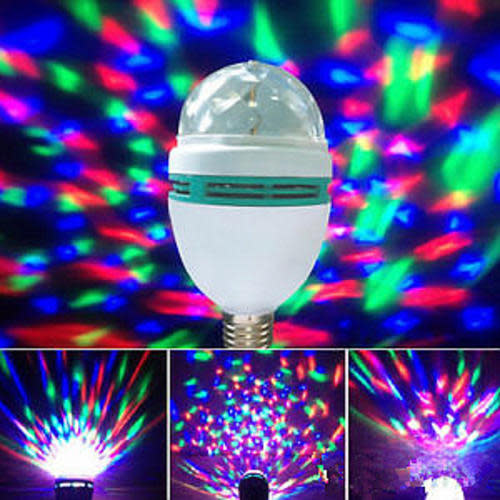 LED Mini Party Light Rotating LED Stage Light Bulb