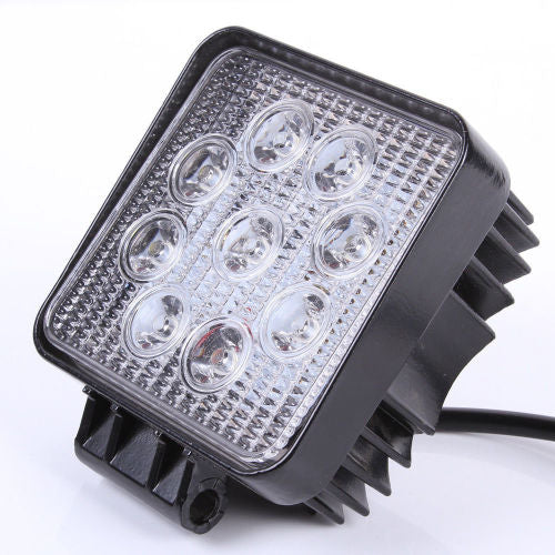 27W Work Night LED Light Off-Road ATV SUV Car Truck Tractor Boat Jeep