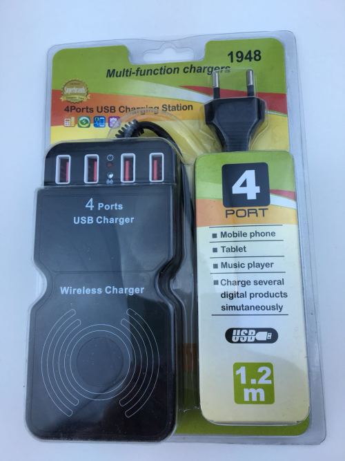 4 Ports USB Charging Mulit-Function Chargers