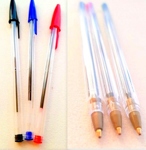 50PCS Ball Point Pen Ball Pens BLUE Ballpoint Cheap