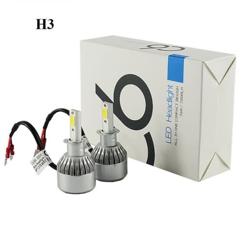 H3 LED Car Headlights 2PCS