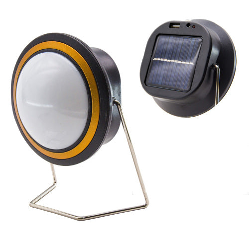 Camping Lantern Solar and USB Rechargeable Tent Lamp Emergency Light for Outdoor