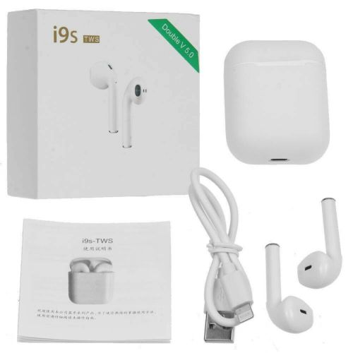 i9s TWS Wireless Bluetooth 5.0 Stereo Twin Earbuds Earphones