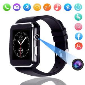 X6 Curved Screen Bluetooth Smart Wrist Watch Phone