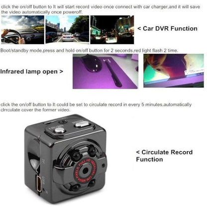 HD Mini Sports DVR Spy Camera Hidden Camcorder IR Night Vision Cam