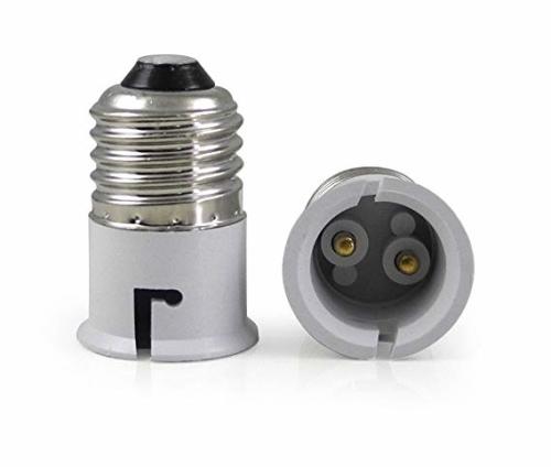 E27 to B22 Screw Base Socket Lamp Holder Light Bulb Converter Adapter