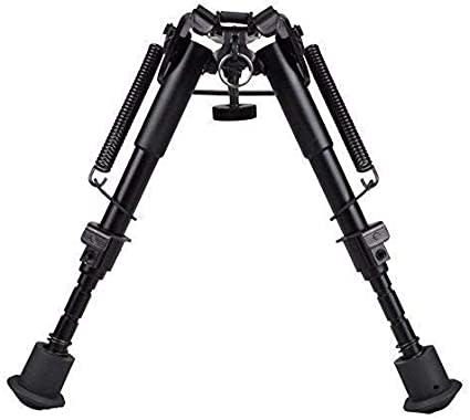 1X Adjustable Rifle Bipod Spring Return Stand