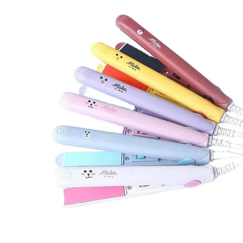 Mini Small Electric Splint Hair Curler Hair Straightener