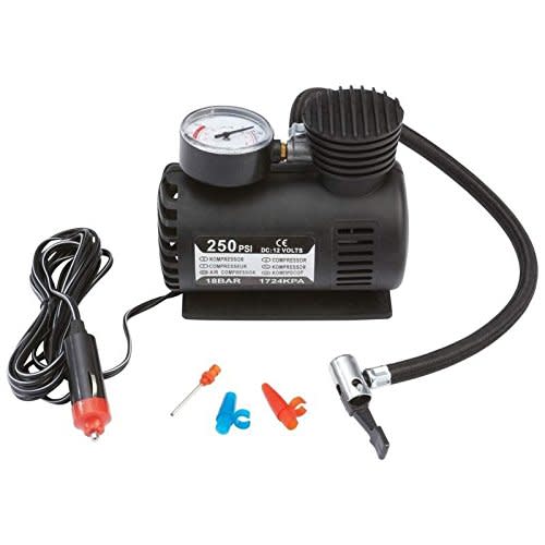 Portable 12V 250 PSI Electric Car Tyre Air Compressor