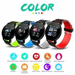 119plus Smart Bracelet Fitness Tracker Heart Rate Blood Pressure Monitor watch