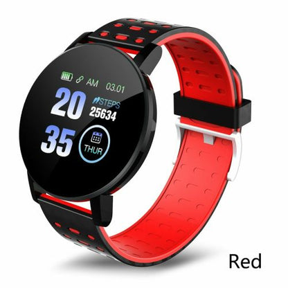 119plus Smart Bracelet Fitness Tracker Heart Rate Blood Pressure Monitor watch