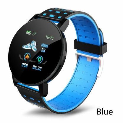 119plus Smart Bracelet Fitness Tracker Heart Rate Blood Pressure Monitor watch