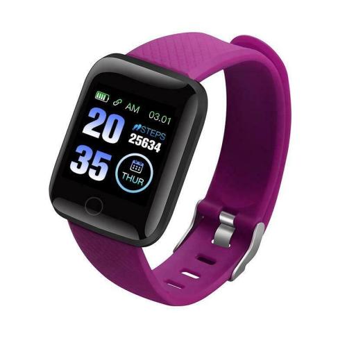 116-PLUS Smart Watch Waterproof Health Tracking Fitness Smart Bracelet