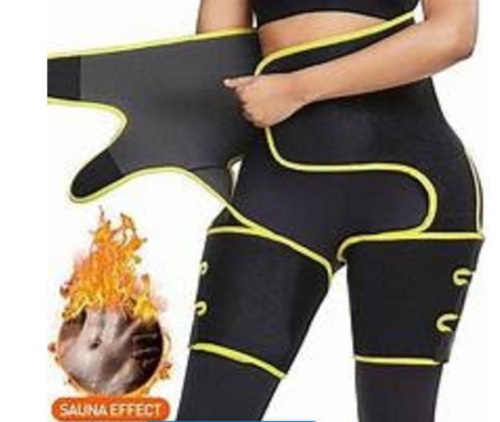 Ad Justable One-piece Waist Band Waist And Thigh Trimmer