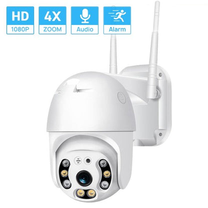 1080P FHD H.265 Waterproof WiFi Camera Motion Voice Alert Dual Antenna IP Camera