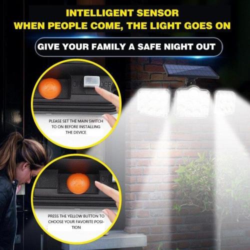 30W Solar Sensor Light German Technology With Remote