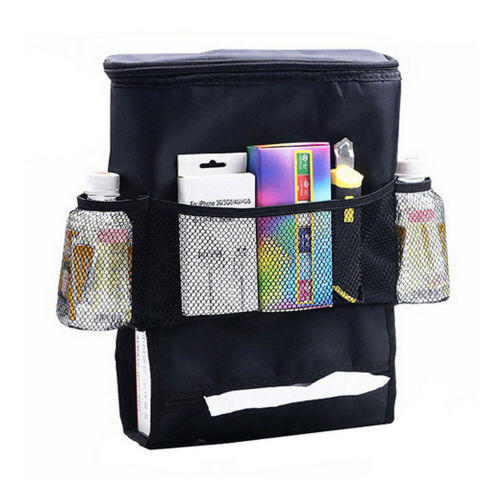 Car Seat Back Organizer Holder Multi-Pocket Travel Cooler Storage Bag Hanger