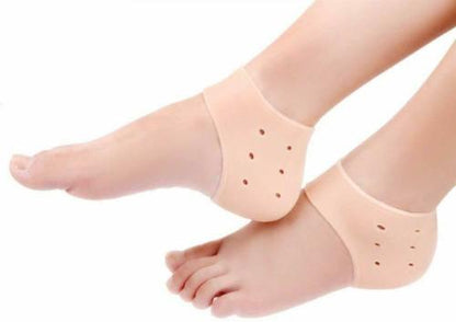 Heel Anti Crack Set Silicon Moisturizing Heel Socks for Heel Cracks