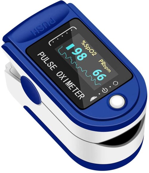 Monitor Fingertip Blood Oxygen Saturation Pulse Oximeter with LED Display