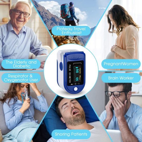 Monitor Fingertip Blood Oxygen Saturation Pulse Oximeter with LED Display