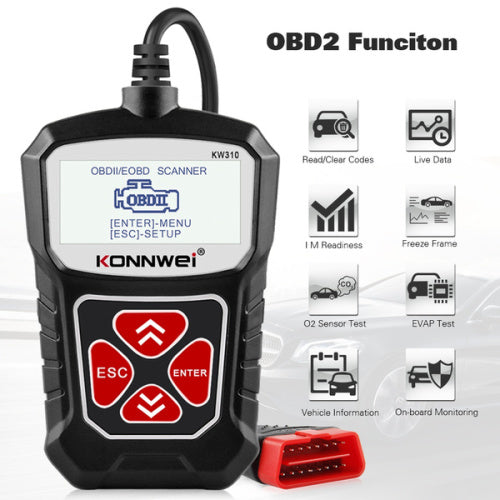 KW 310 OBD2 Auto Diagnostic Scanner Universal OBD Car Diagnostic Tool