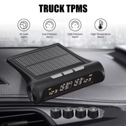 Solar Wireless Tire Pressure Monitoring System TPMS