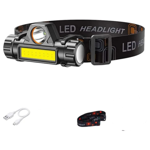 ﻿USB Rechargeable Headlight Head Flashlight LED Headlight