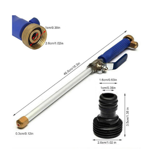 Pressure Power Washer Spray Nozzle Water Hose Stick